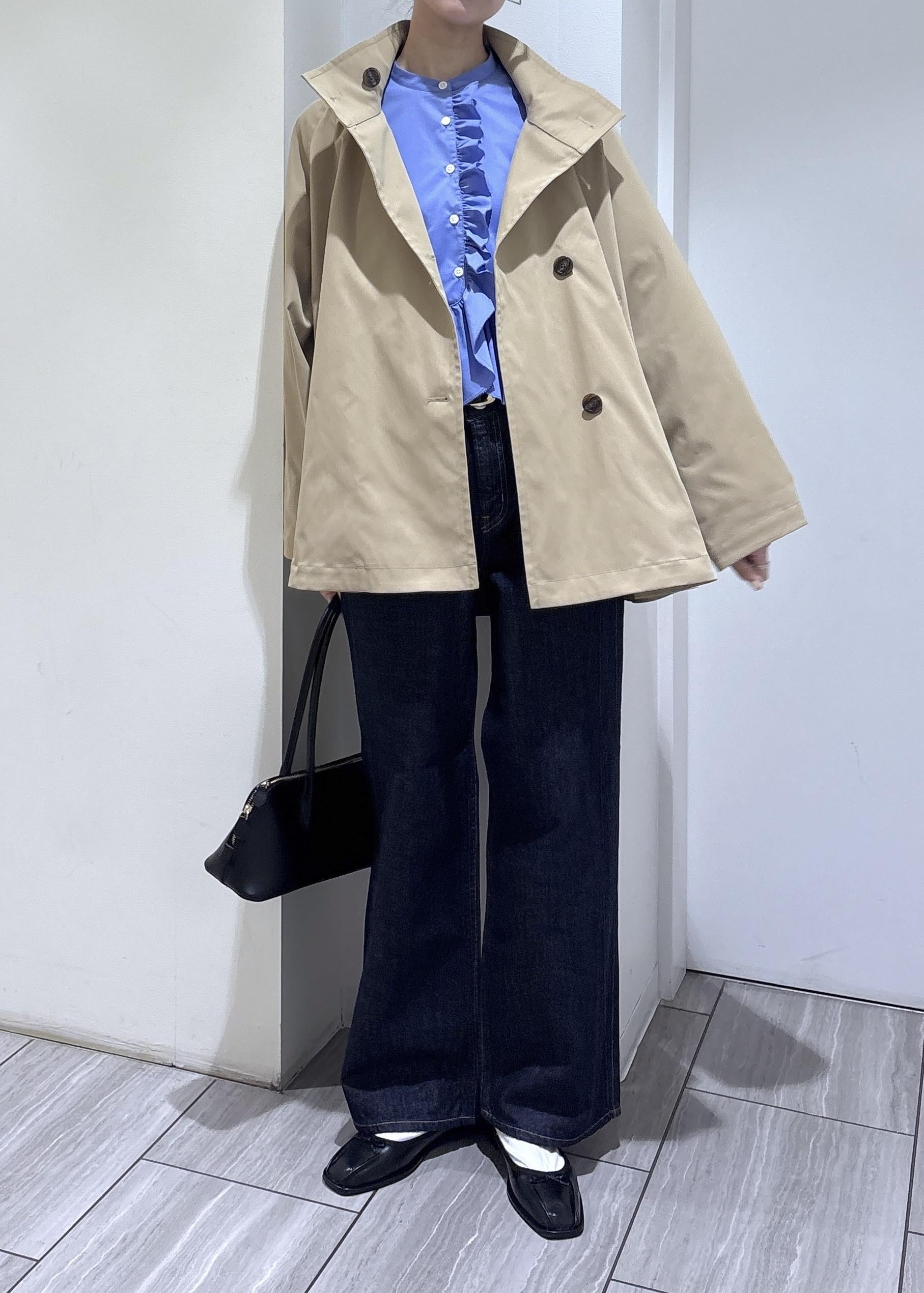 ADAM ET ROPE' | フレアーミドルトレンチコート | Rakuten Fashion