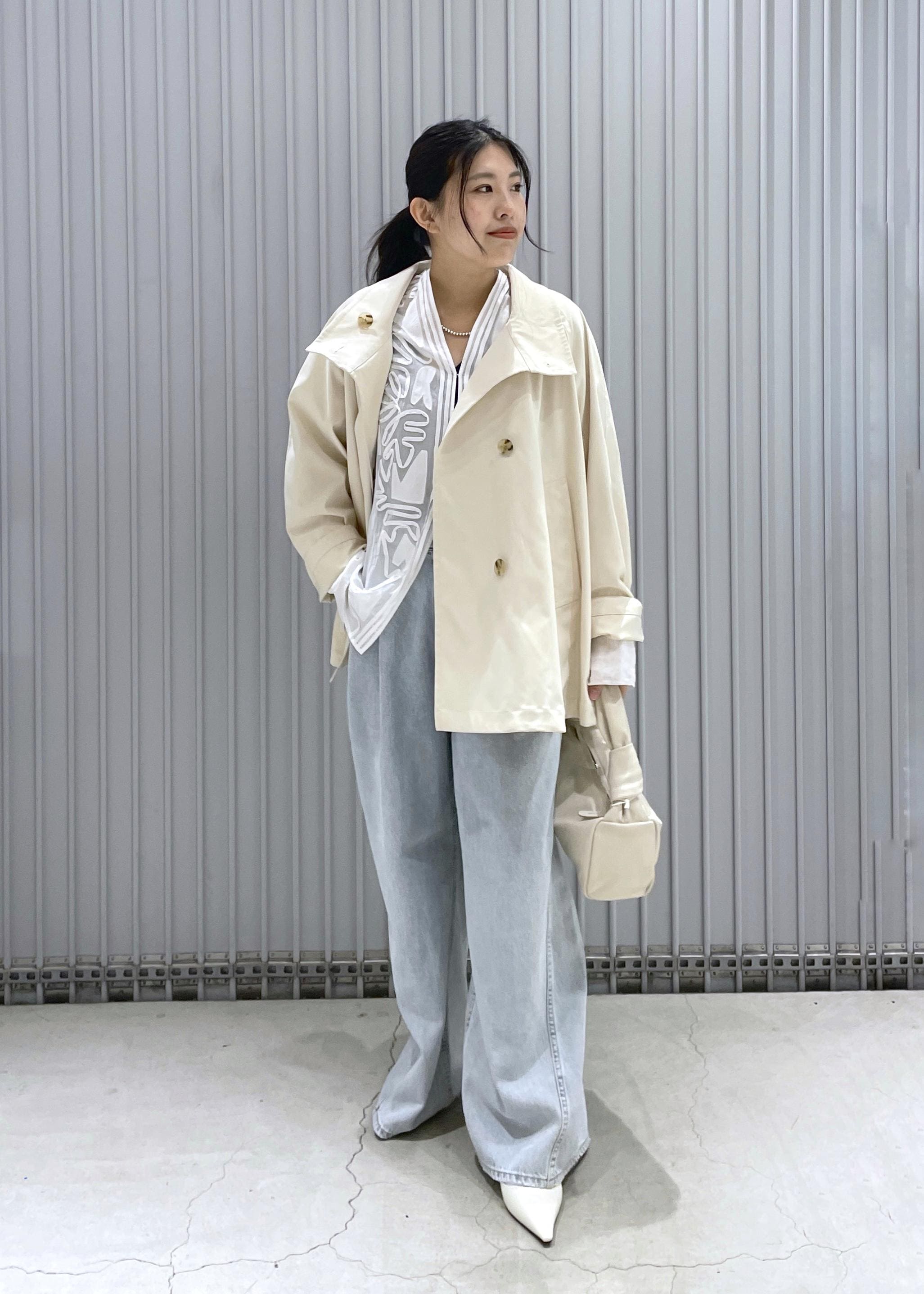 ADAM ET ROPE' | フレアーミドルトレンチコート | Rakuten Fashion