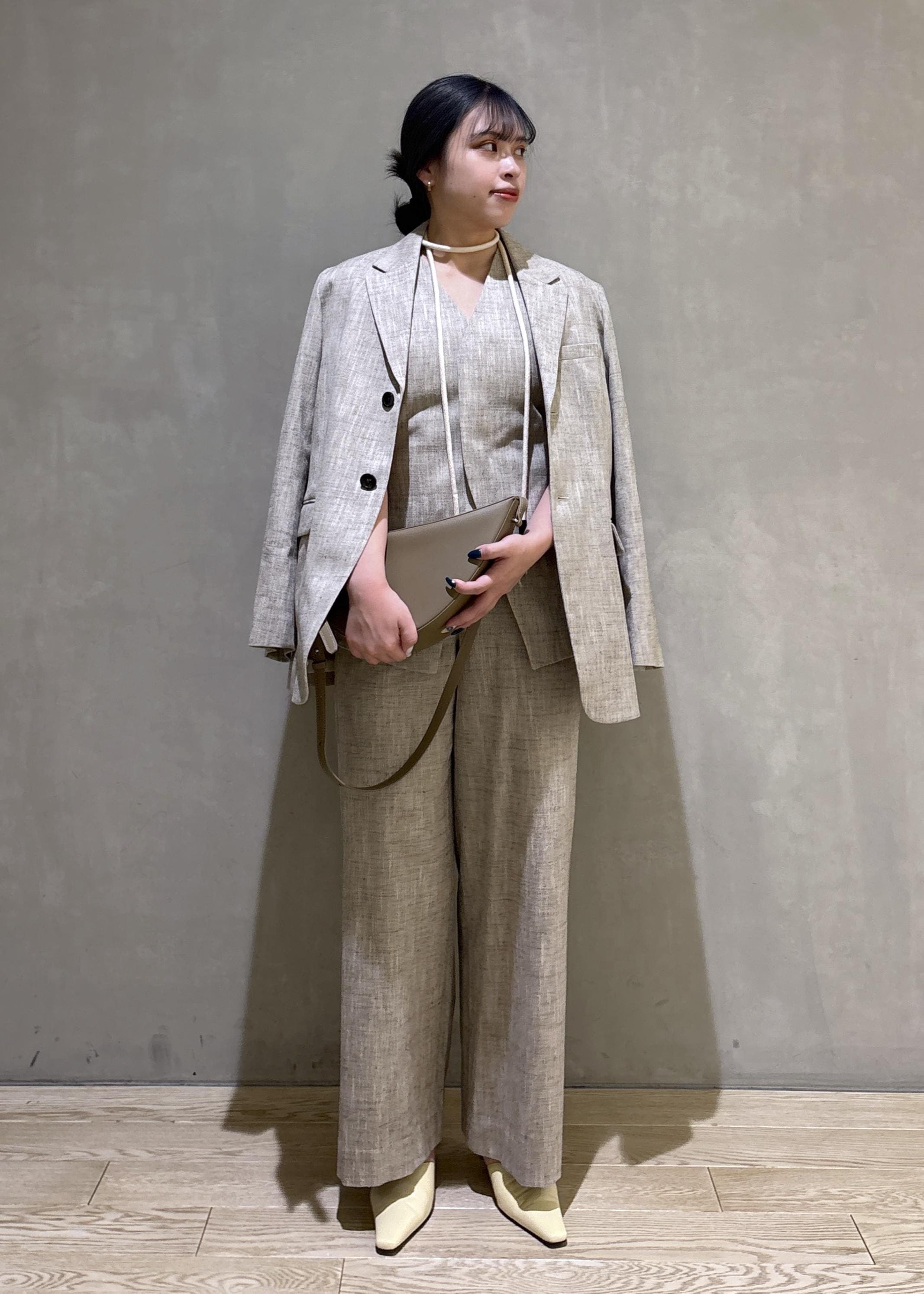 ADAM ET ROPE' | 【EMOELLE】シルクネップジレトップス | Rakuten