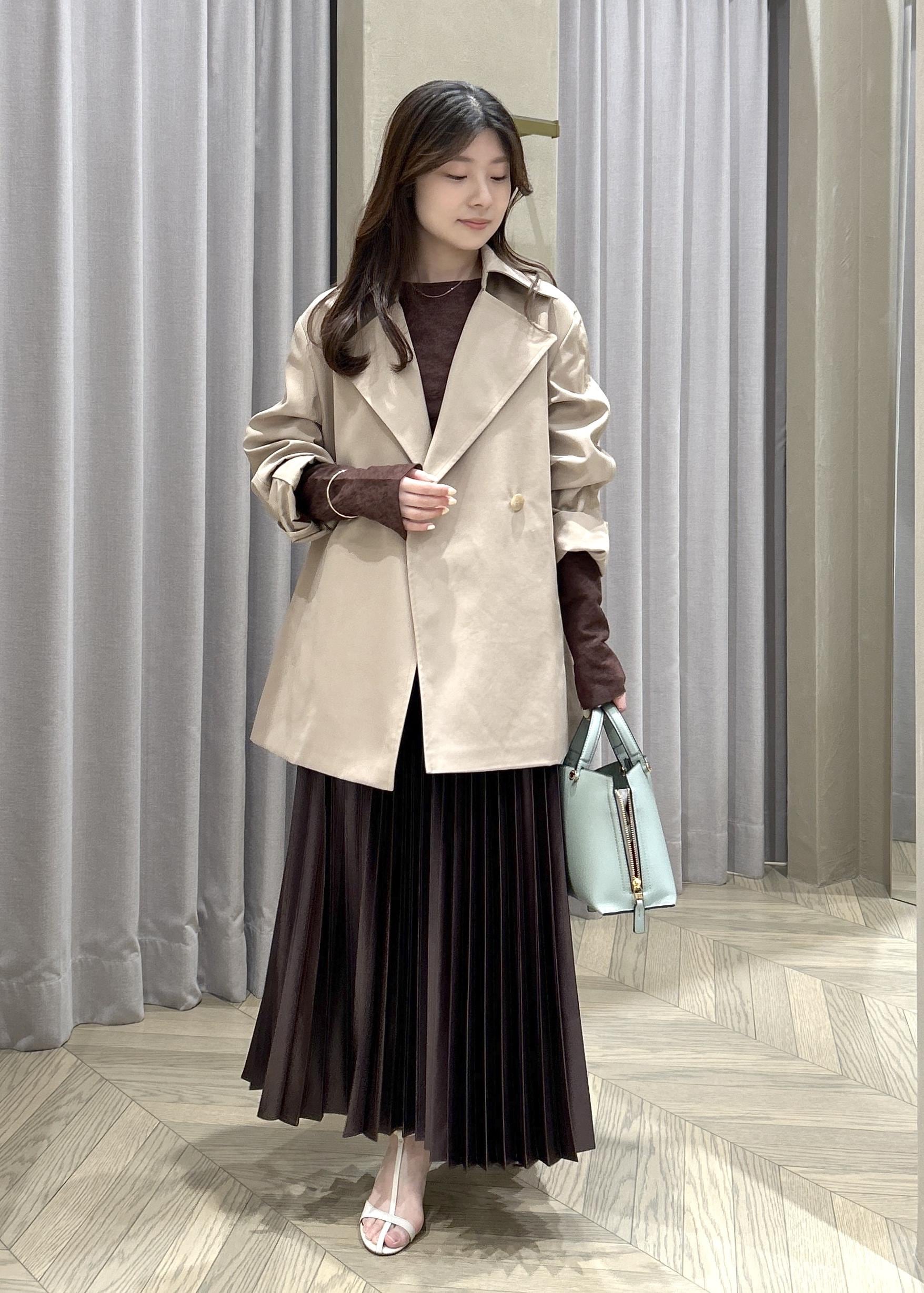 ROPE' | 【撥水加工】ライトミドル丈トレンチコート | Rakuten Fashion