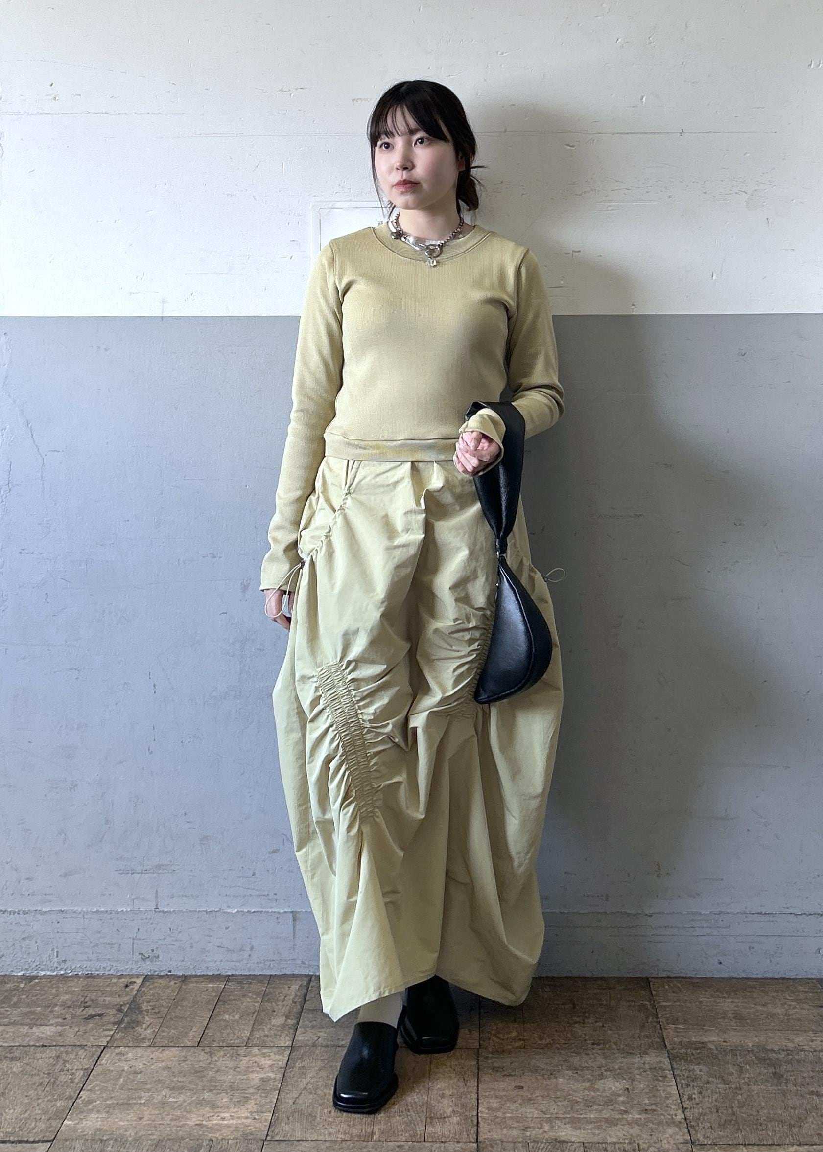 ADAM ET ROPE' | ランダムギャザーコンビワンピース | Rakuten Fashion