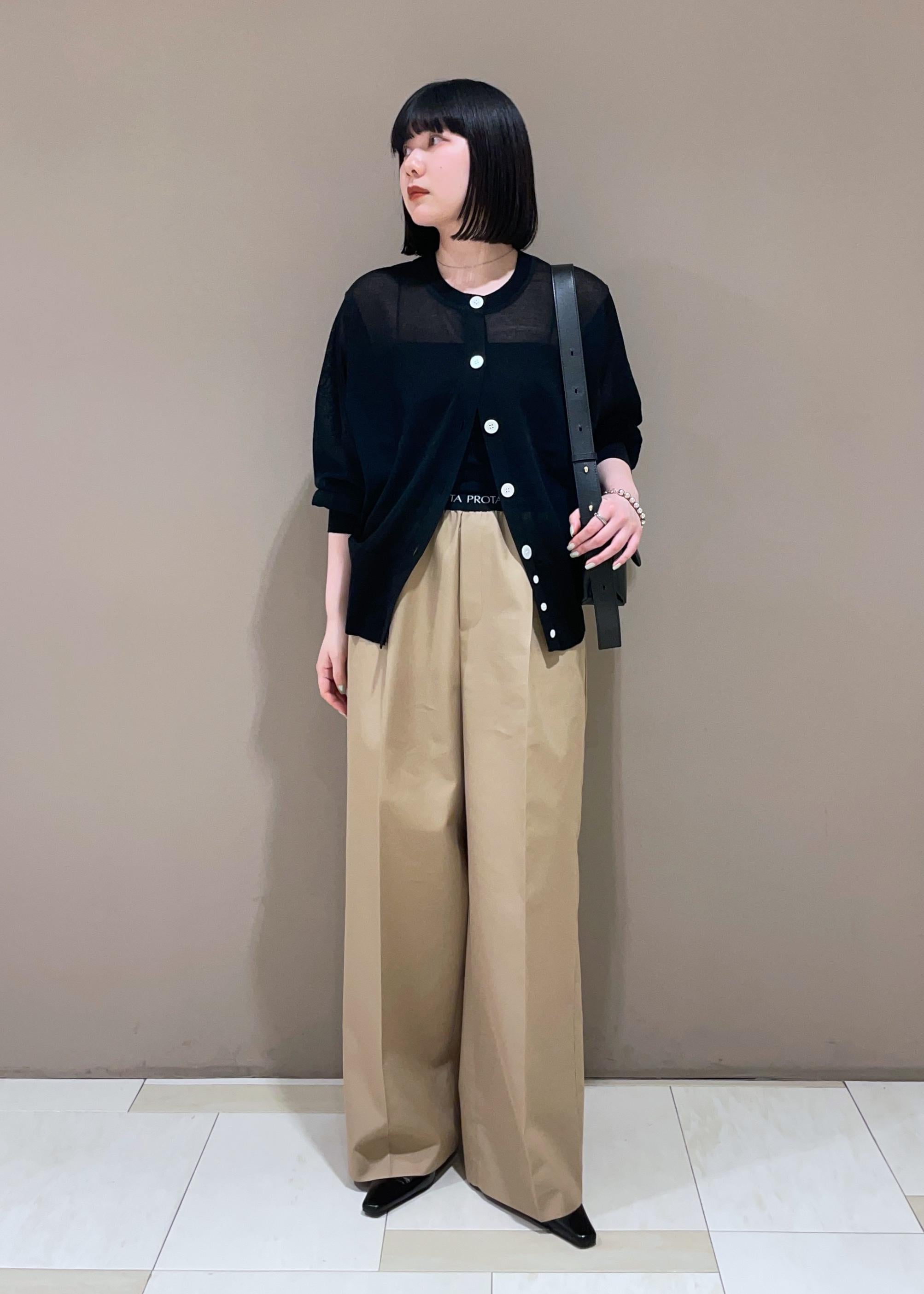 ADAM ET ROPE' | 【WEB限定】シアークルーネックカーディガン