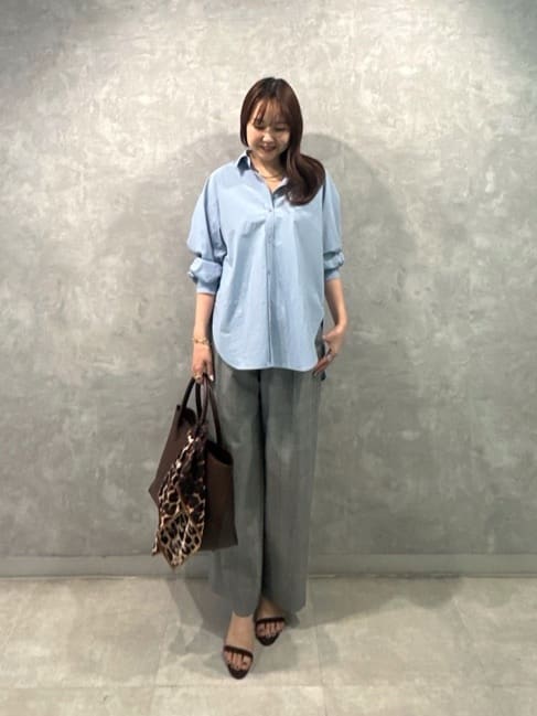 allurevilleのバレルスリーブシャツを使ったコーディネートを紹介します。｜Rakuten Fashion(楽天ファッション／旧楽天ブランドアベニュー)6861427