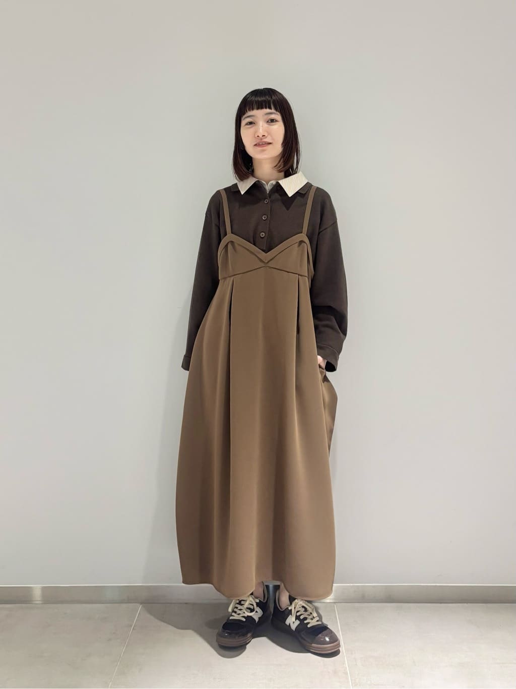 11日限定お値下げ⭐︎コクーンキャミワンピース ‐ ウォッシャブル ‐ AEWEN MATOPH＞コクーンキャミワンピース ‐ ウォッシャブル ‐ （BLACK