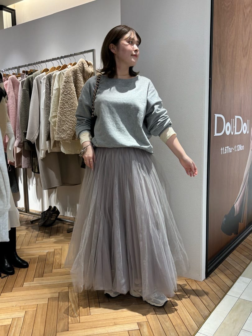DOUDOU | 【再追加決定!】ダブルチュールスカート | Rakuten Fashion