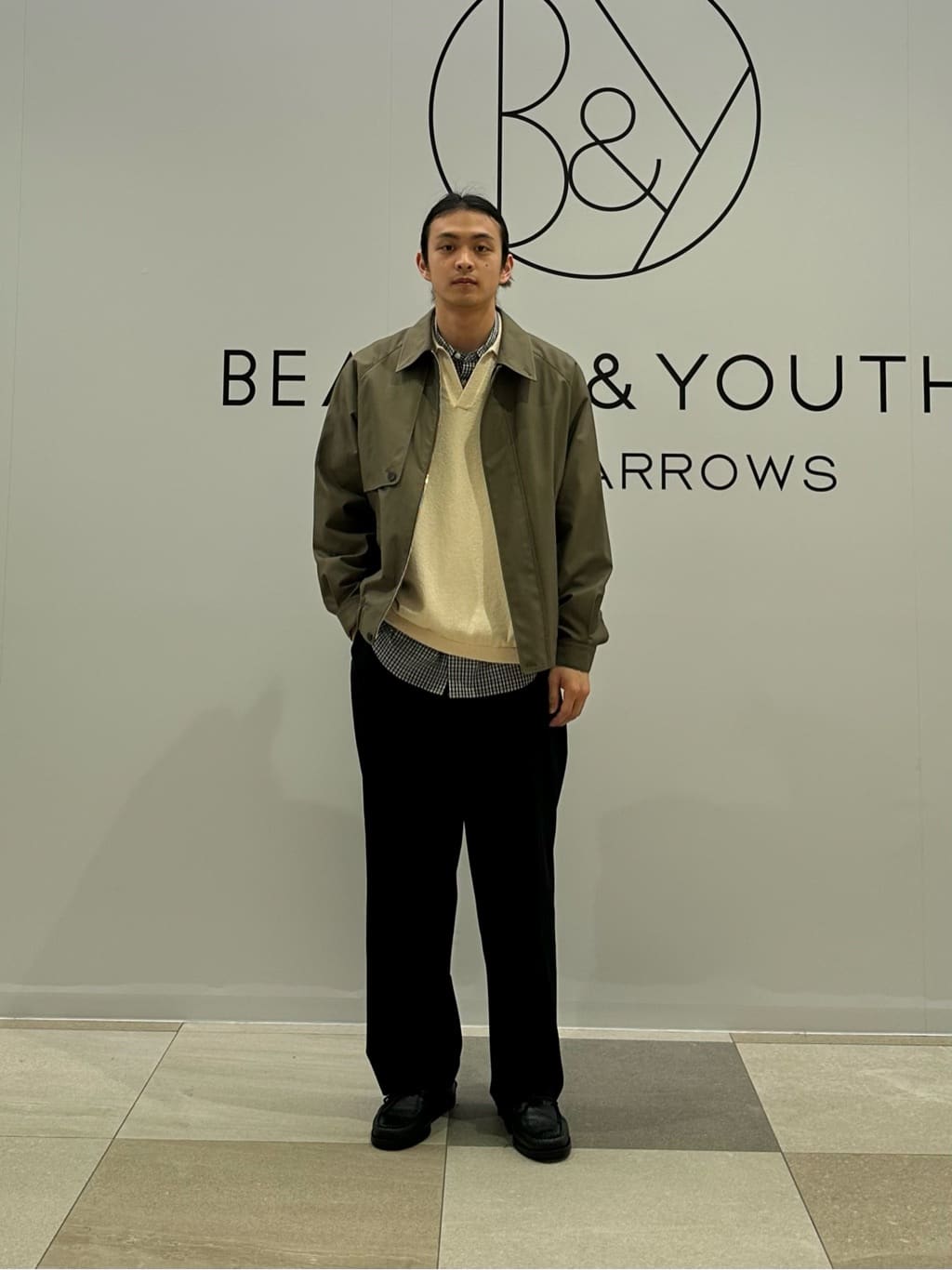 BEAUTY&YOUTH UNITED ARROWS | クリンプ コットン ポロスキッパー