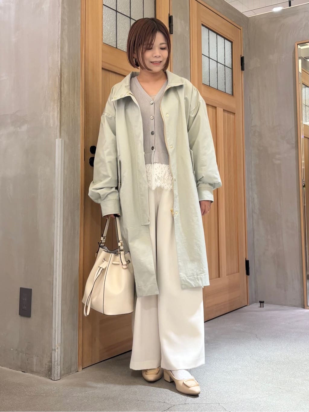 DOUX ARCHIVES | スタンドカラーコート | Rakuten Fashion(楽天