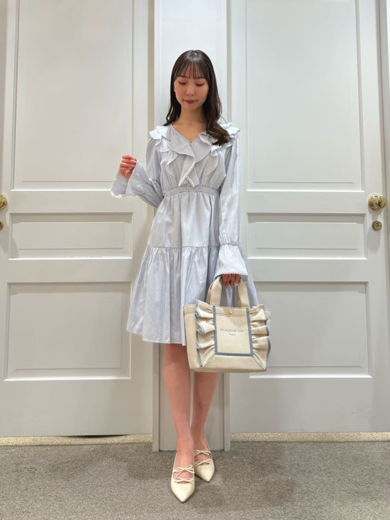 JILL by JILL STUART | フレームフリルトート大 | Rakuten Fashion