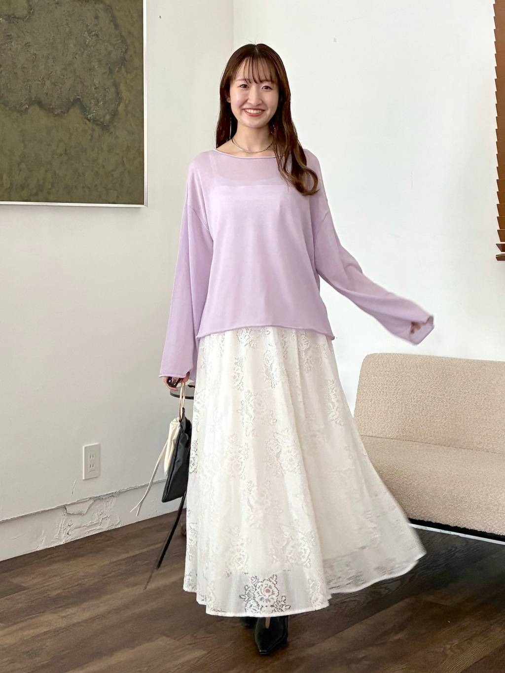 mysty womanの【復刻/WEB限定】ソルベシアーニットを使ったコーディネートを紹介します。｜Rakuten Fashion(楽天ファッション／旧楽天ブランドアベニュー)6867045