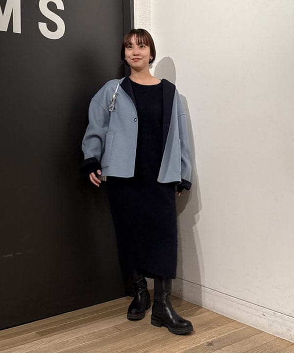 Demi-Luxe BEAMS | リバー ミドルコート 25AW ウールコート リバー