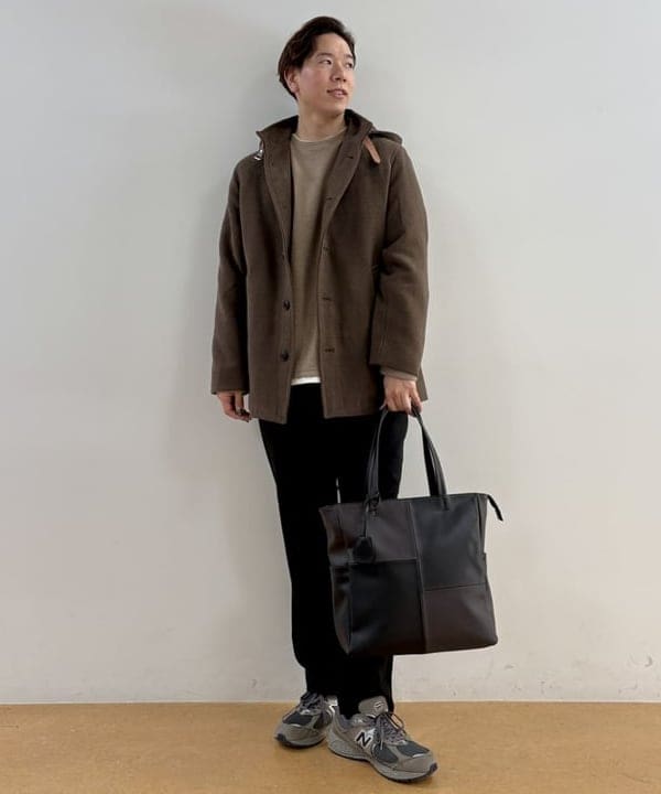 BEAMS HEART | フェイクレザー 切替 トートバッグ | Rakuten Fashion