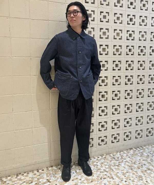 BEAMS MEN | BEAMS PLUS / 2プリーツ デニム トラウザーズ | Rakuten