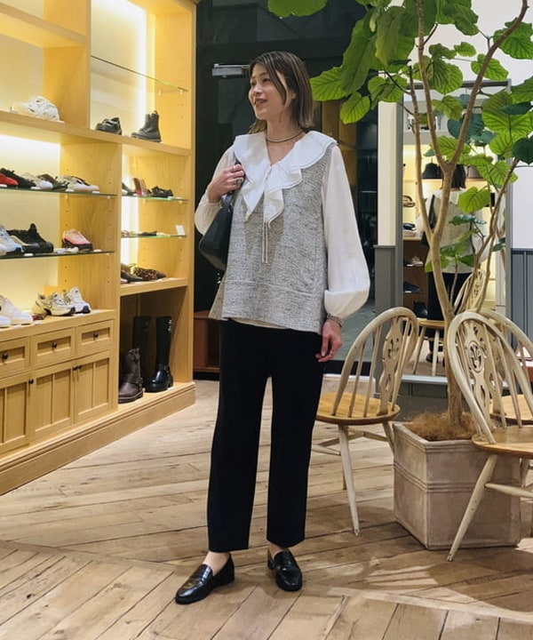 Demi-Luxe BEAMS | ＜セットアップ対応＞トリアセ 1タック パンツ