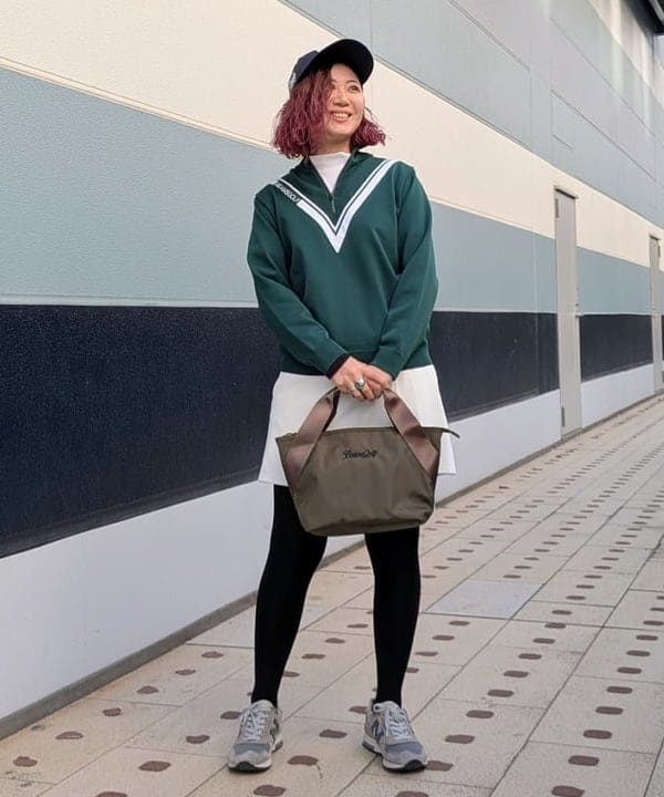 BEAMS GOLF | ORANGE LABEL / ストレッチ プリーツ ラップキュロット