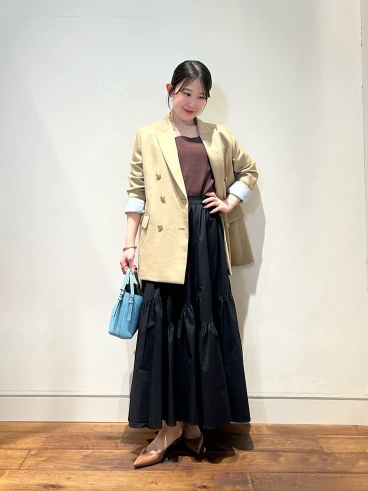 allurevilleのマットクロスダブルジャケットを使ったコーディネートを紹介します。｜Rakuten Fashion(楽天ファッション／旧楽天ブランドアベニュー)6873587
