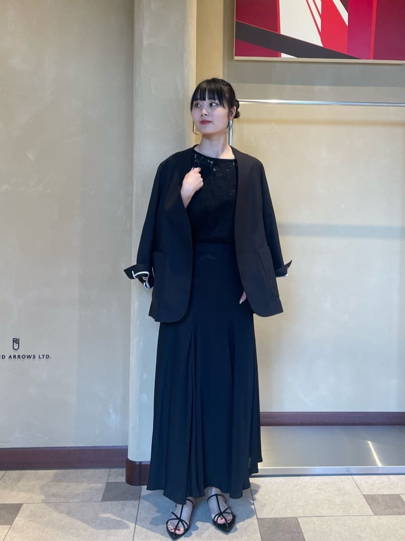 【新品・未使用】conteアサライク ノーカラージャケット conte＞アサライク ノーカラージャケット