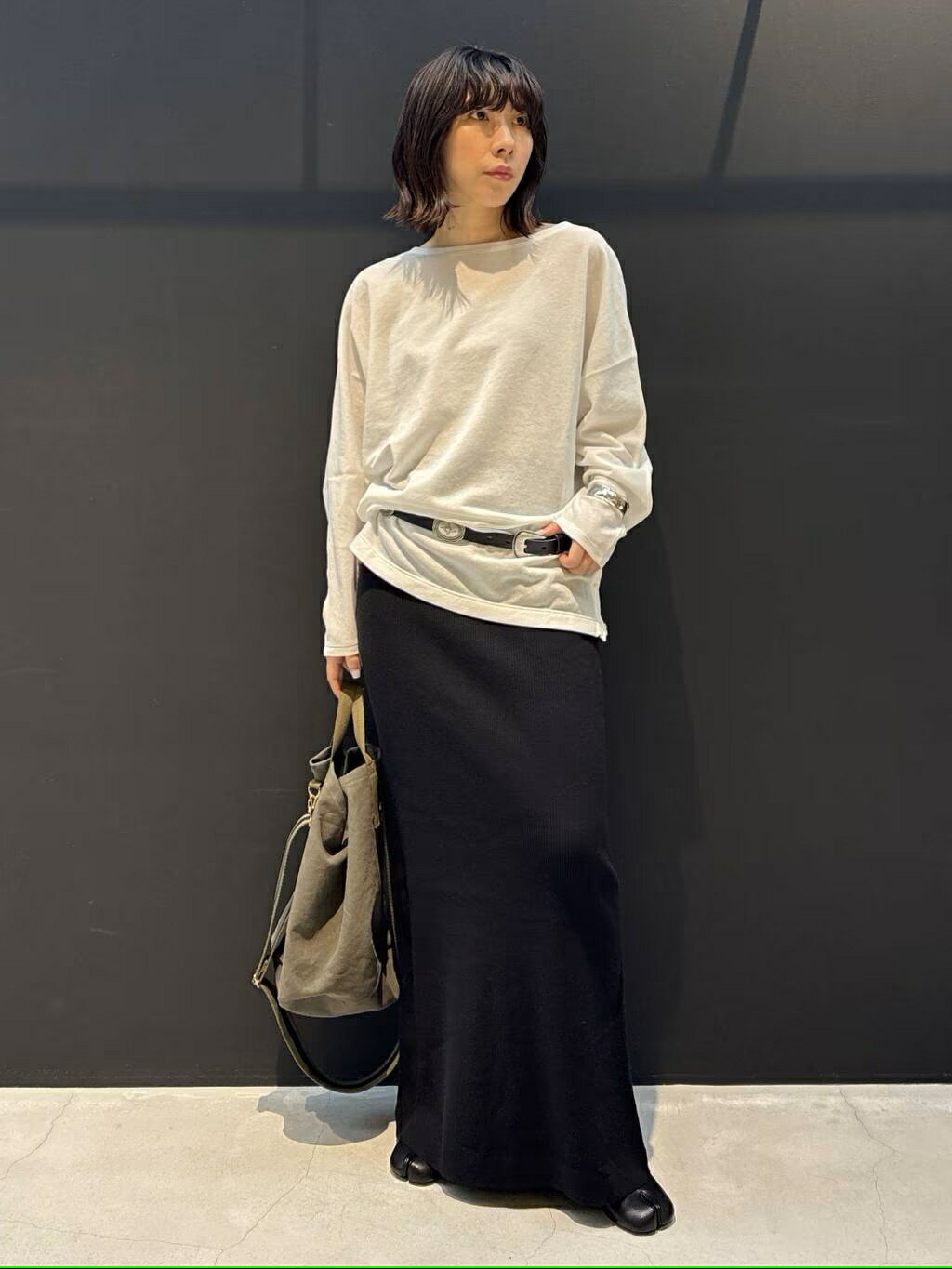 Curensology | コットンリブタイトスカート | Rakuten Fashion(楽天