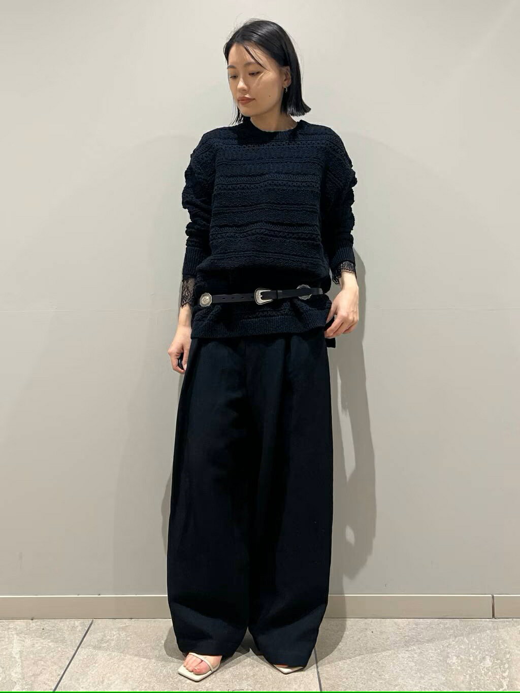 Curensology | リネンウールスタッズパンツ | Rakuten Fashion(楽天