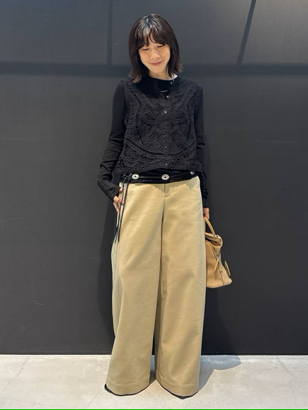 Curensology | レース2WAYニットベスト | Rakuten Fashion(楽天