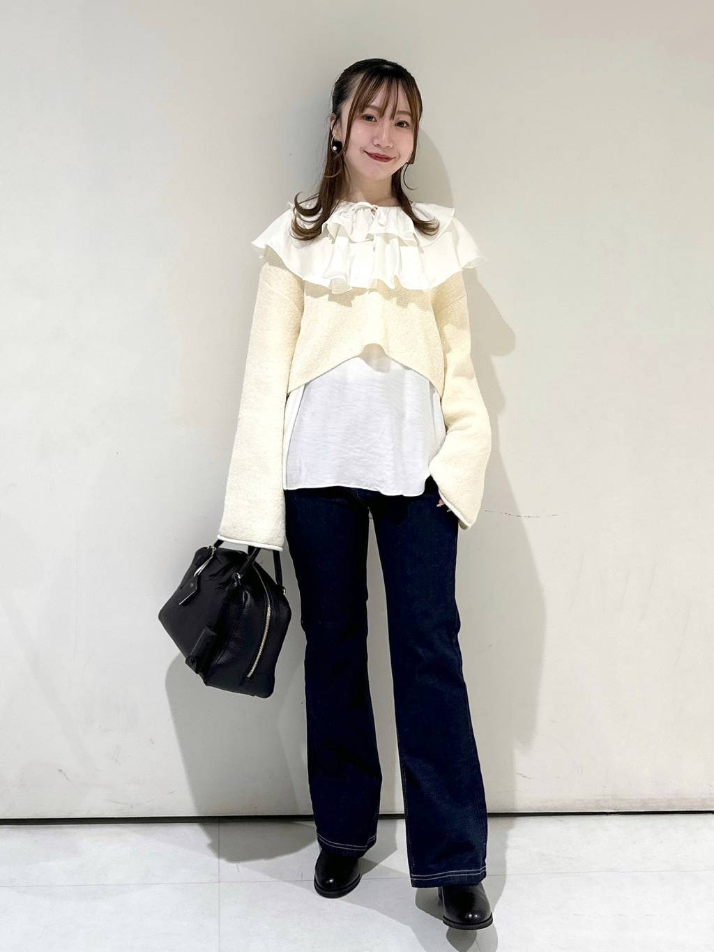 mysty womanのループヤーンショートプルオーバーを使ったコーディネートを紹介します。｜Rakuten Fashion(楽天ファッション／旧楽天ブランドアベニュー)6877106