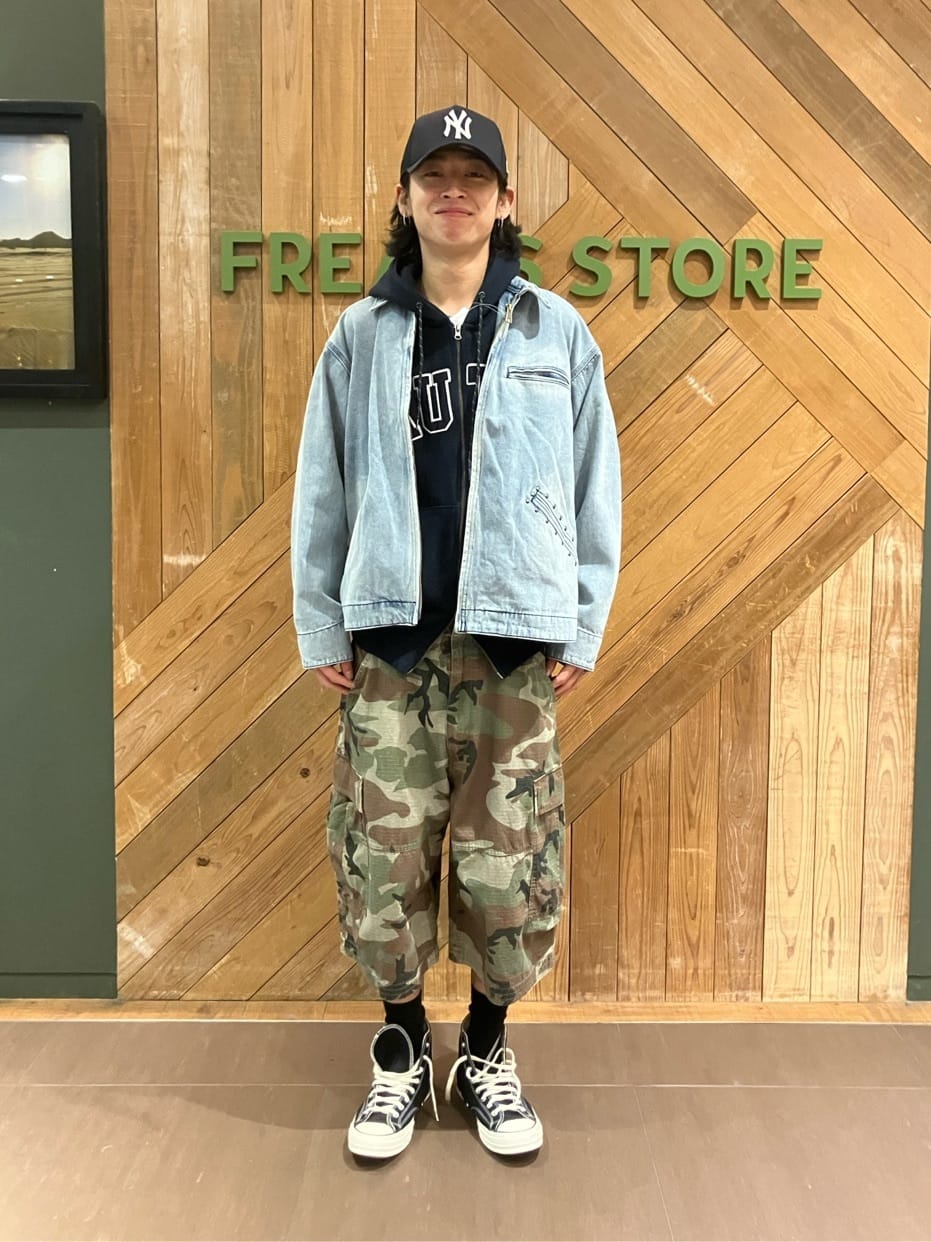 FREAK’S STOREのスタッズ 加工 デニムショートブルゾン 25SSを使ったコーディネートを紹介します。｜Rakuten Fashion(楽天ファッション／旧楽天ブランドアベニュー)6883181