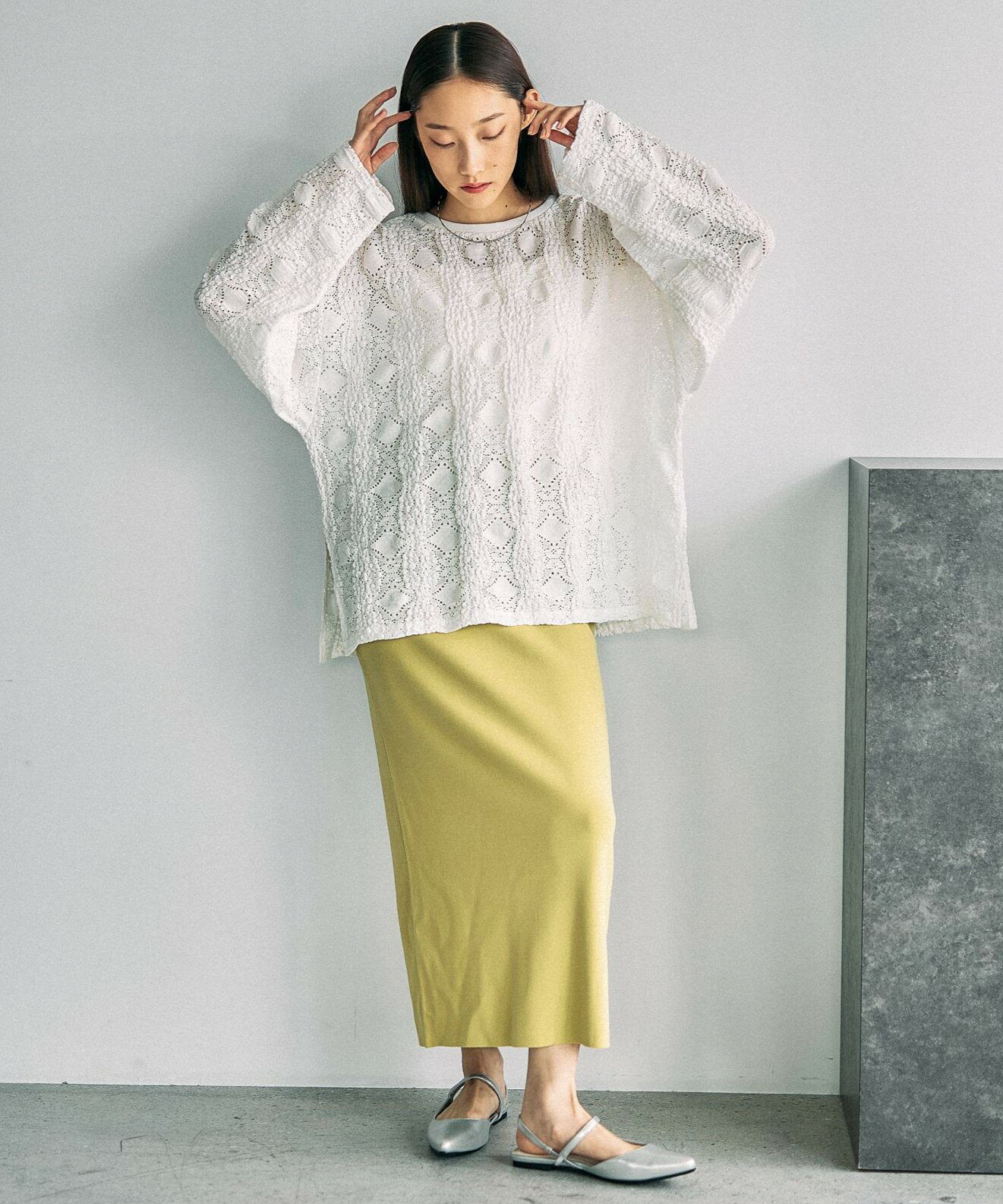 LEPSIM | 総レース長袖プルオーバー | Rakuten Fashion(楽天