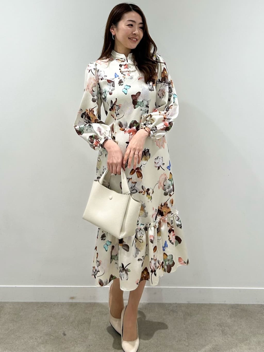 SunaUna | 【COLLECTION LINE】チャイナ花柄ワンピース | Rakuten