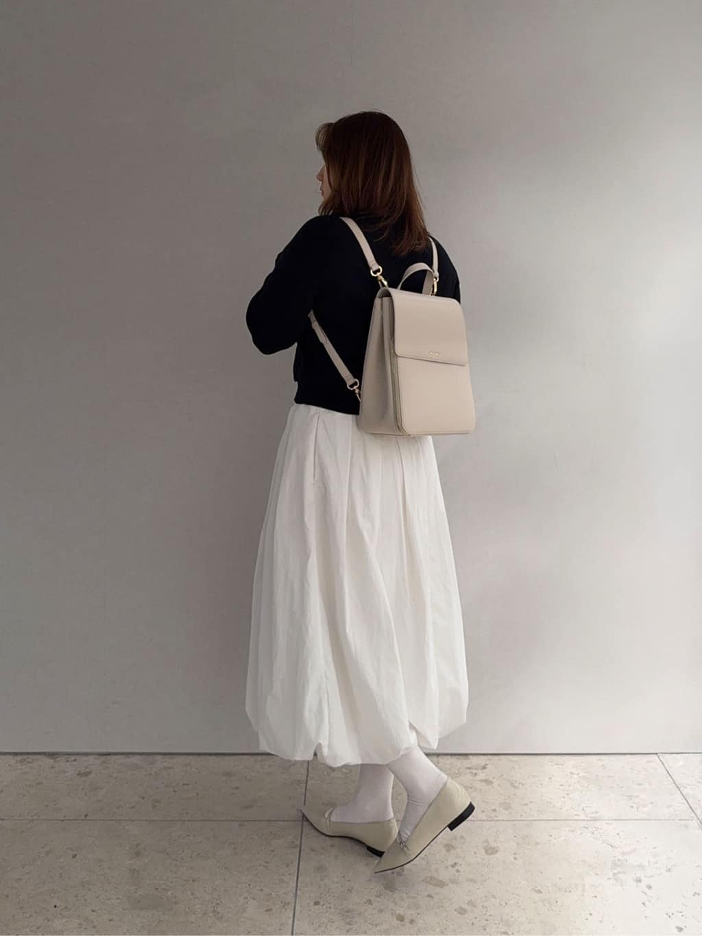 CHARLES & KEITH | フロントフラップ ストラクチャーバックパック