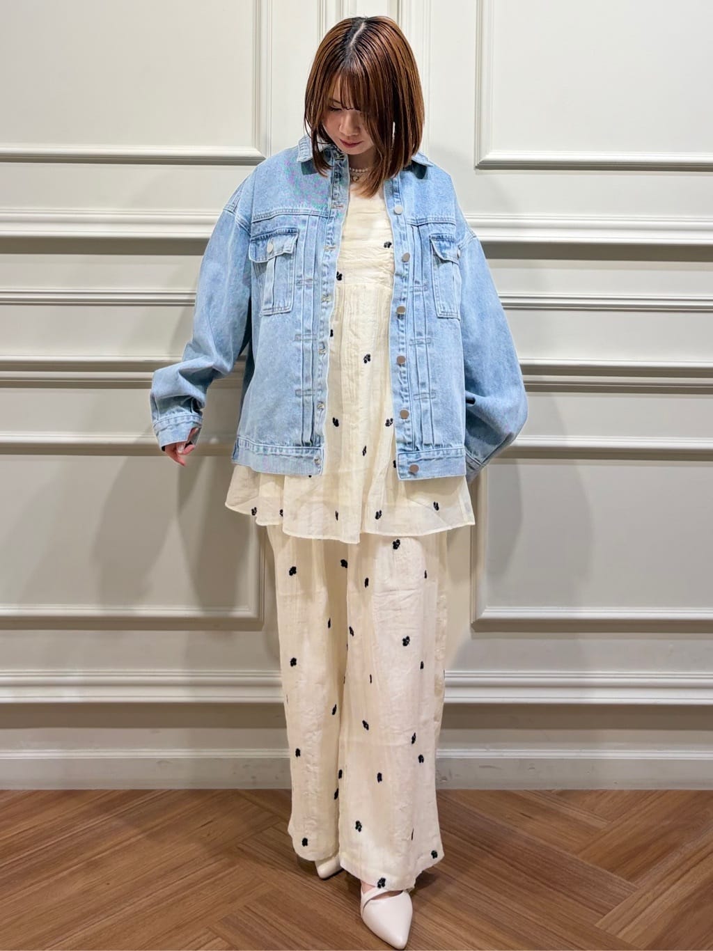 archives | 花柄刺繍イージーワイドパンツ | Rakuten Fashion(楽天