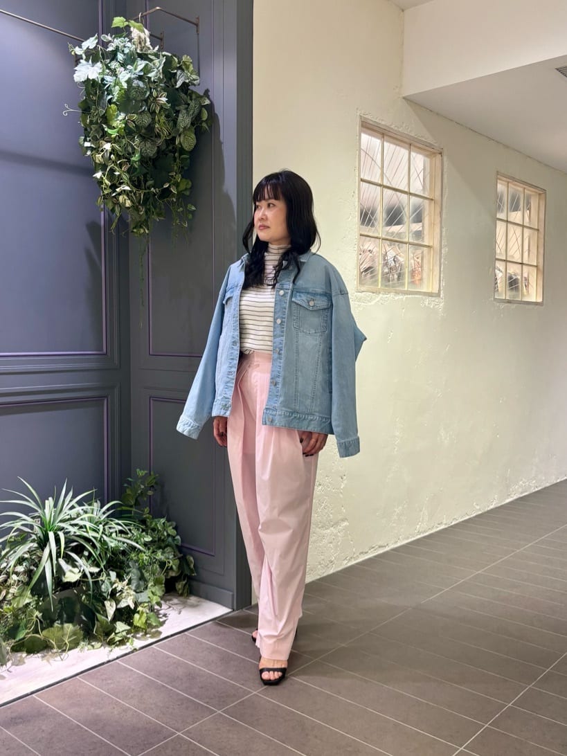 PINKY&DIANNE | ルーズカラーデニムジャケット | Rakuten Fashion(楽天