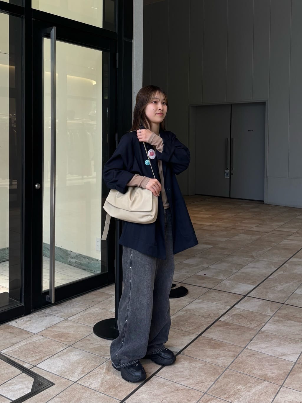 ear PAPILLONNER | レザーフラップショルダーバッグ | Rakuten Fashion
