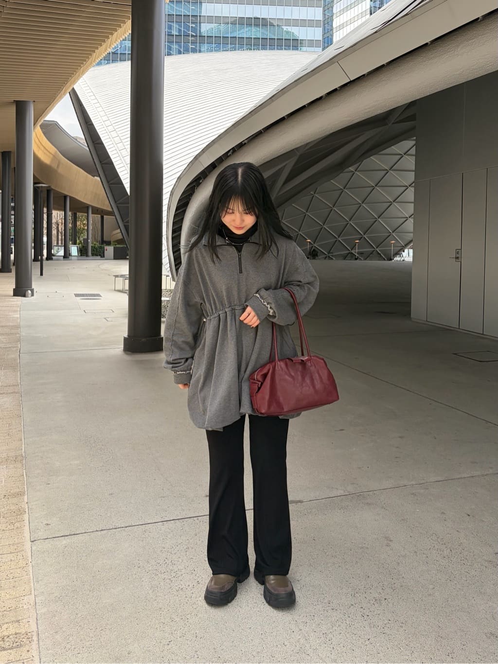 ear PAPILLONNER | ロングハンドルボストンバッグ | Rakuten Fashion