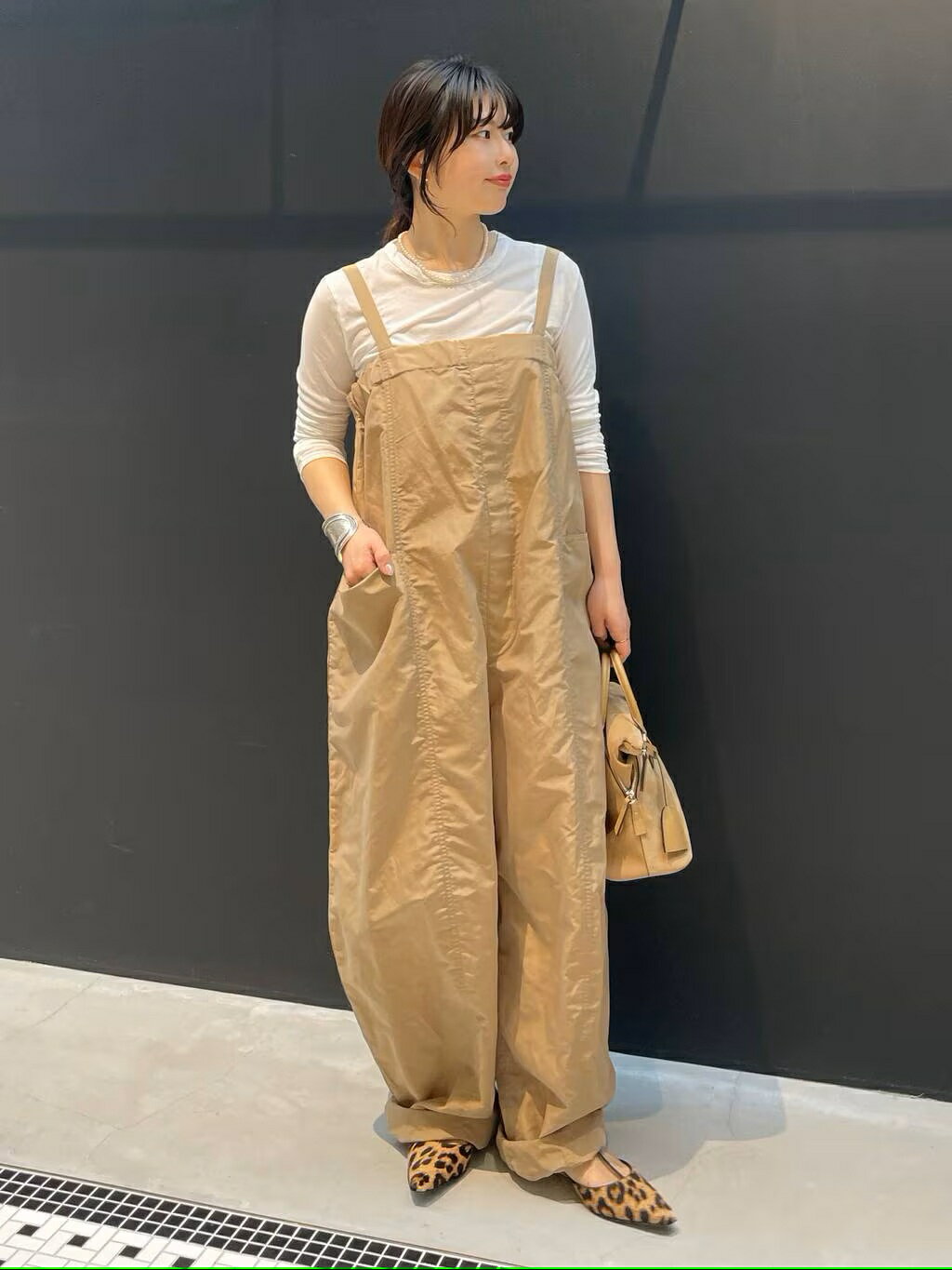 Curensology | ナイロンラミーサロペット | Rakuten Fashion(楽天