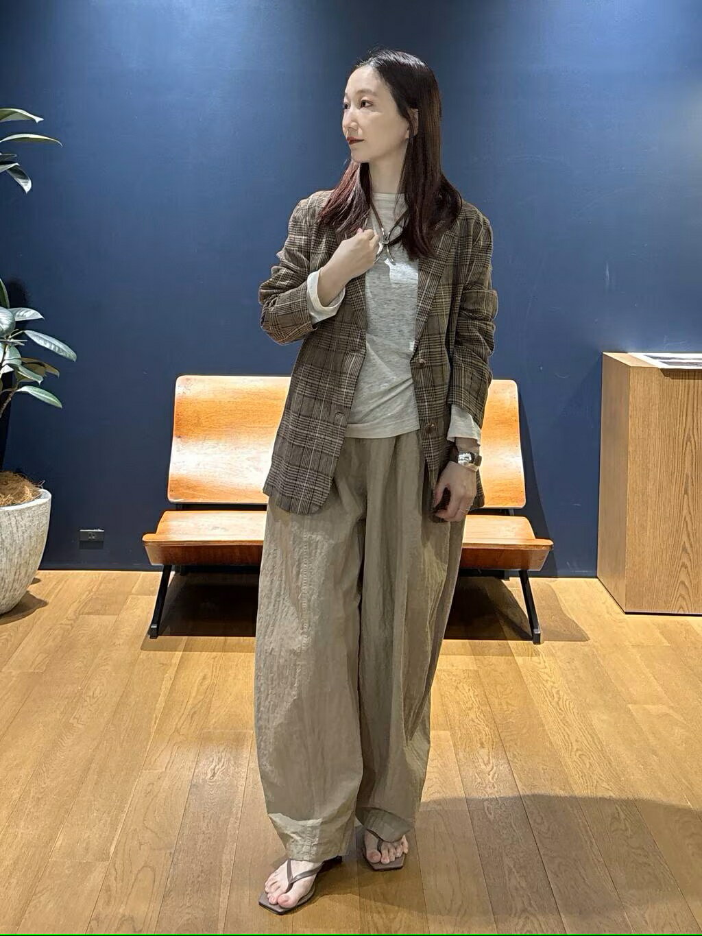 Curensology | グレンチェックジャケット | Rakuten Fashion(楽天