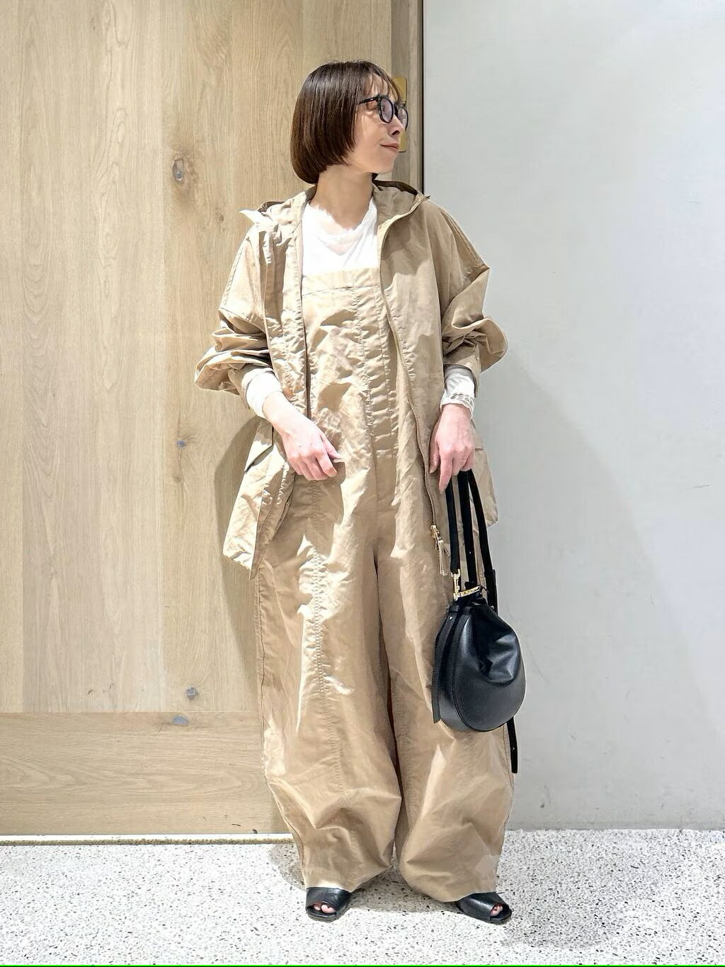 Curensology | ナイロンラミーサロペット | Rakuten Fashion(楽天