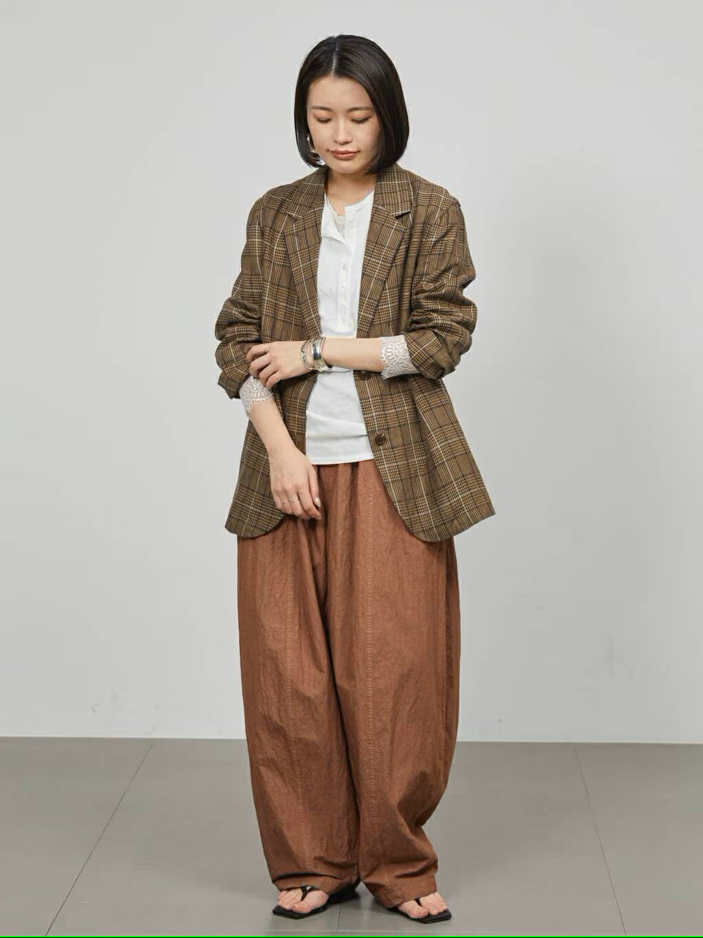 Curensology | グレンチェックジャケット | Rakuten Fashion(楽天