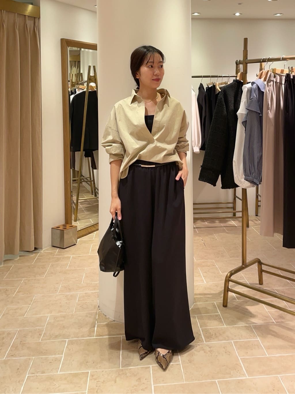 GALLARDAGALANTEのスキッパーシャツを使ったコーディネートを紹介します。｜Rakuten Fashion(楽天ファッション／旧楽天ブランドアベニュー)6892950