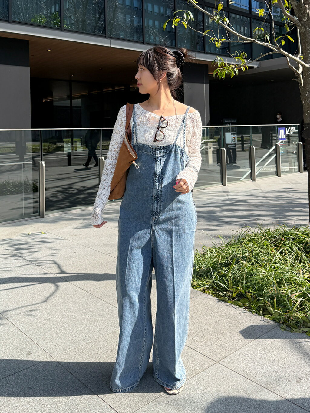 DOUDOU | センタープレスデニムサロペット | Rakuten Fashion(楽天