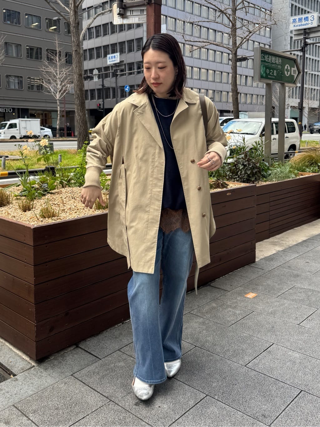 DouDou サークルリブコート　ベージュ DOUDOU | サークルリブコート | Rakuten Fashion(楽天ファッション／旧