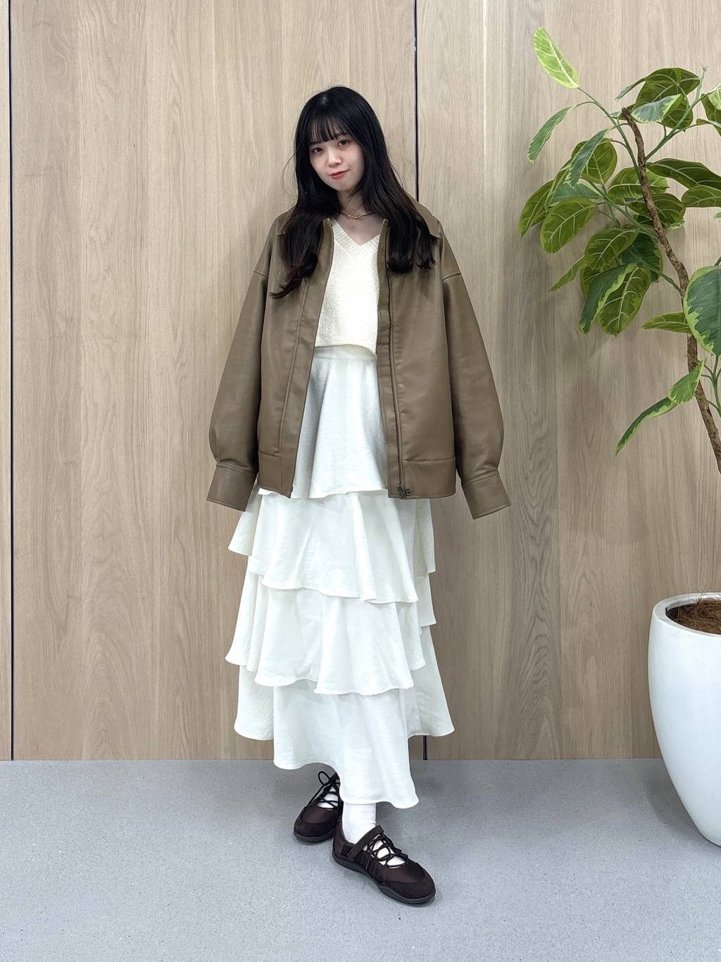 mysty womanのアソートフェイクレザーブルゾンを使ったコーディネートを紹介します。｜Rakuten Fashion(楽天ファッション／旧楽天ブランドアベニュー)6893995