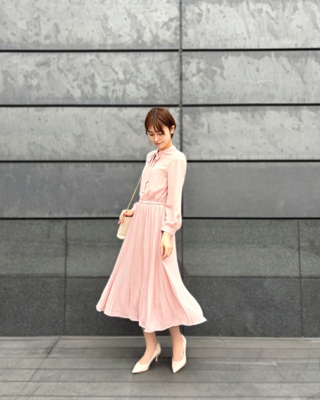 STRAWBERRY-FIELDS | 2wayボウタイプリーツワンピース | Rakuten