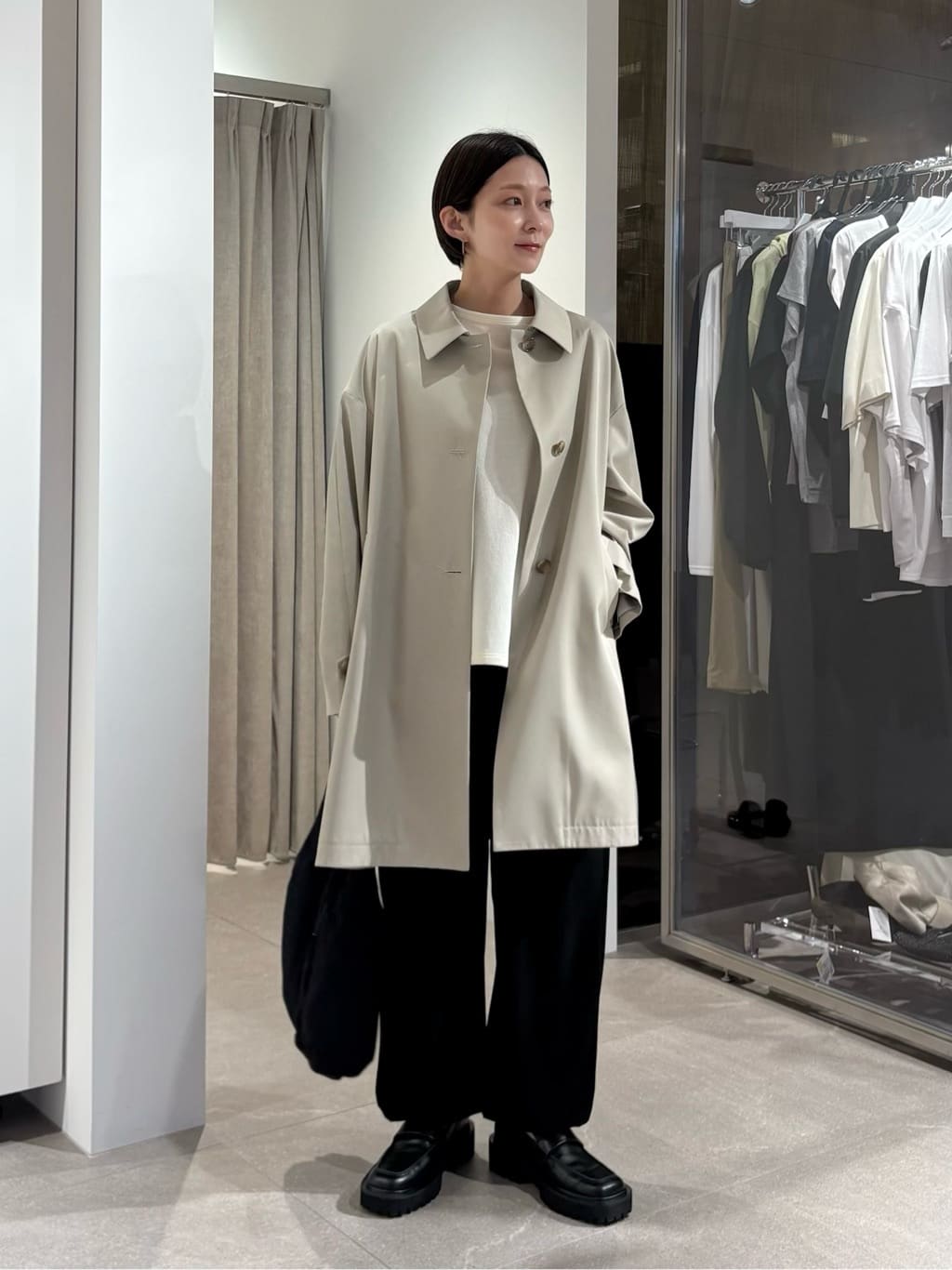ステンカラー コート BEAUTY&YOUTH UNITED ARROWS BEAUTY＆YOUTH UNITED ARROWS ステンカラーコート コート ウォッシャー