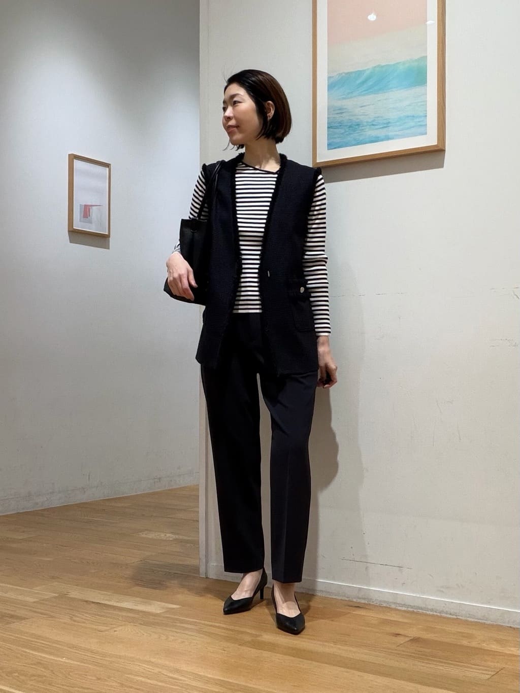 【洗える！】GREEN LABEL RELAXING パンツスーツセットアップ グリーンレーベルリラクシング パンツスーツ セットアップ 洗える 上38