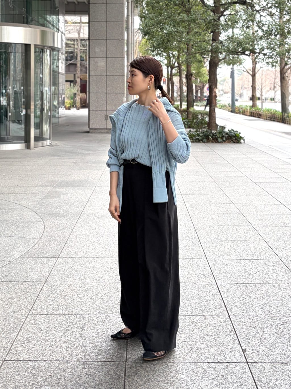 UNITED ARROWS | <conte>タック イージー テーパードワイドパンツ