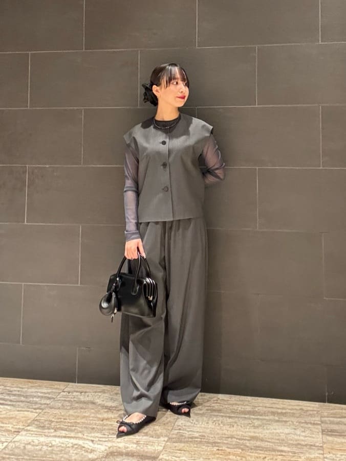 LOEFF トロピカル ラウンド ノーカラーベスト ユナイテッドアローズ LOEFF＞トロピカルウール ベスト