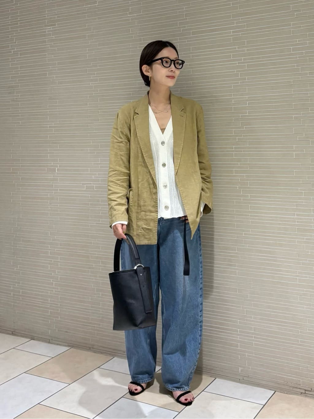 ◆GW中お値下げ❤︎コンテ❤︎upper hights デニムDEUX 23 別注】＜upper hights for conte＞ デニムワイドパンツ DEUX2