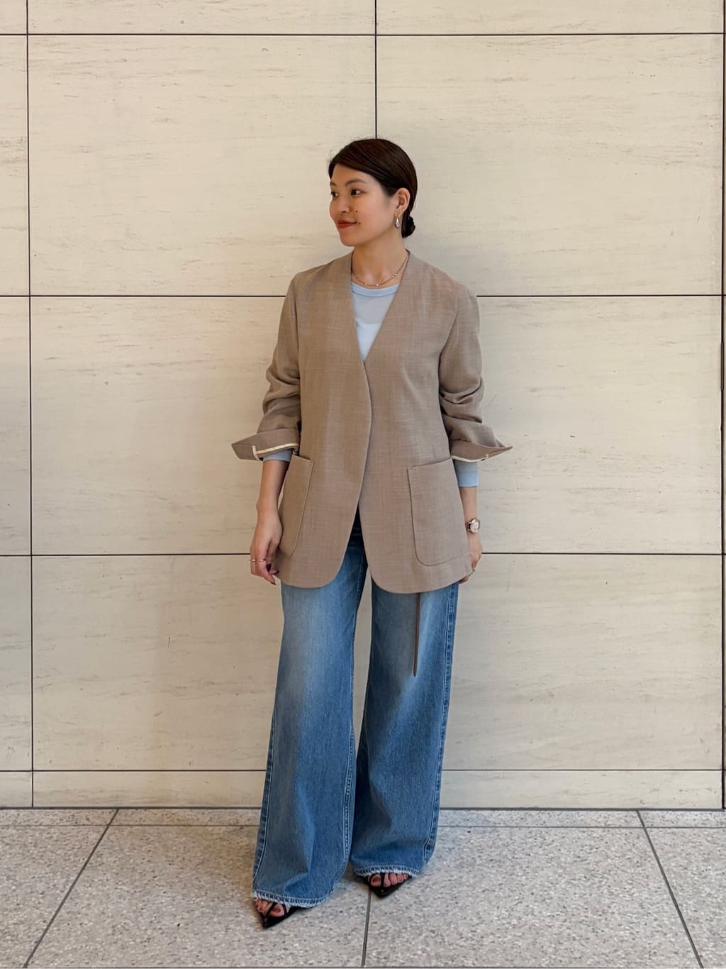 CONTE コンテ　ユナイテッドアローズ　コットンシアーカットソー新品タグ付き セール】＜conte＞コットン シアー クルーネックカットソー（Tシャツ