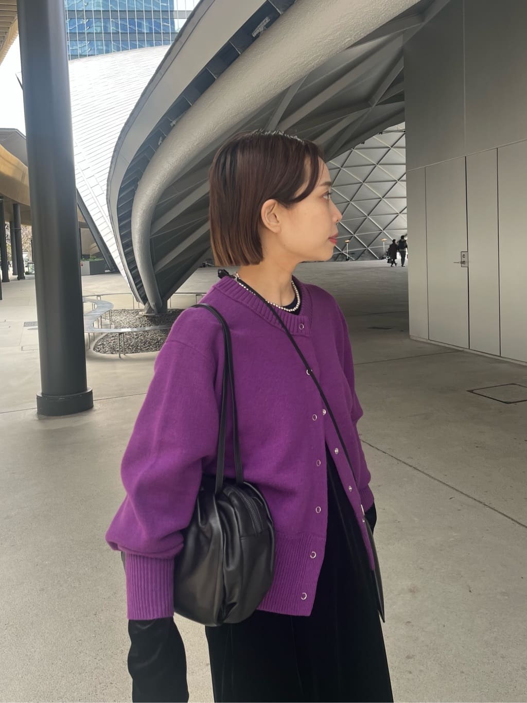 ear PAPILLONNERのコロンボストンバッグを使ったコーディネートを紹介します。｜Rakuten Fashion(楽天ファッション／旧楽天ブランドアベニュー)6902130