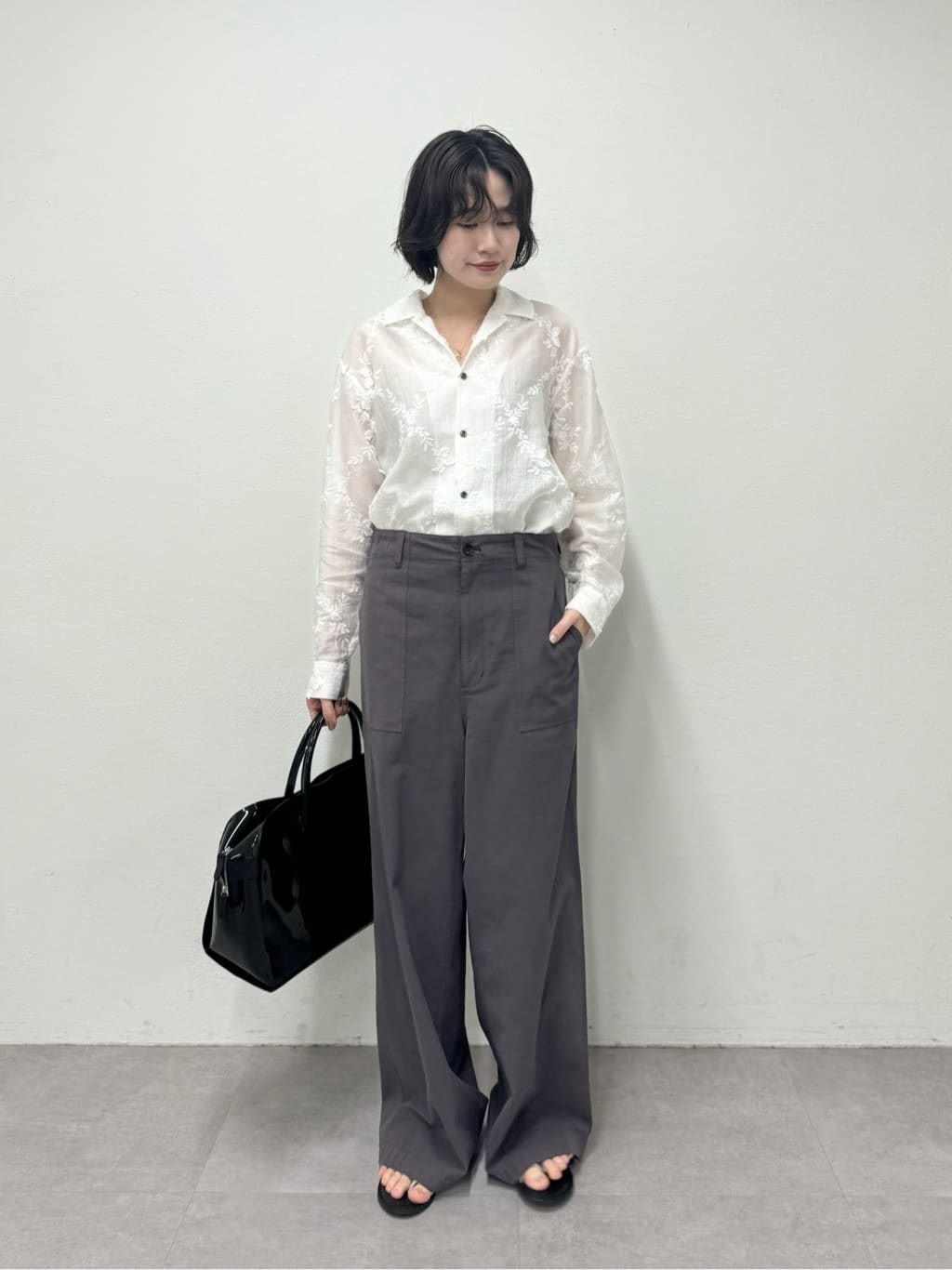Whim Gazette | 3D刺繍シャツ | Rakuten Fashion(楽天ファッション／旧