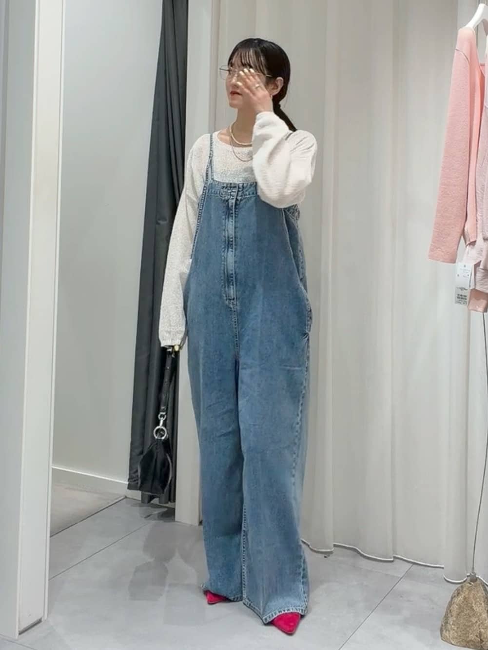 DOUDOU | センタープレスデニムサロペット | Rakuten Fashion(楽天